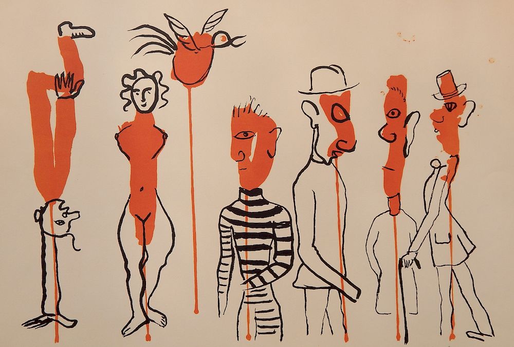 Appraisal: Alexander Calder lithograph Alexander Calder American - - ''Criminal Au