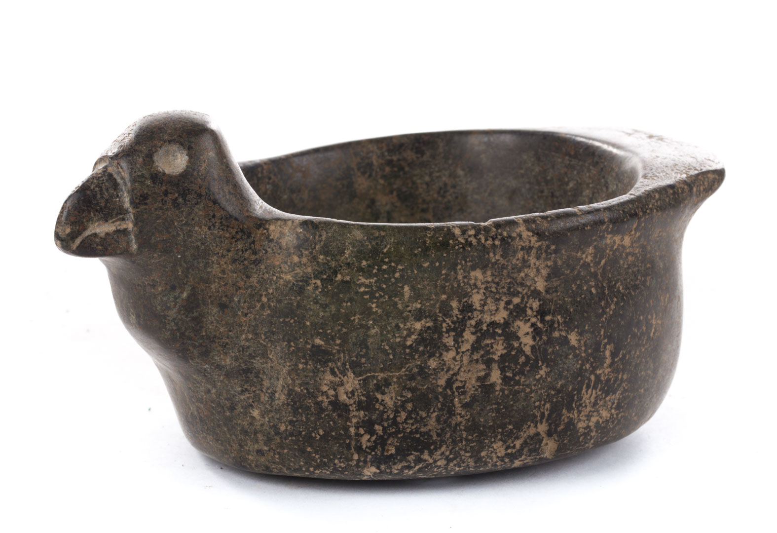 Appraisal: Alabama Mississippi stone bird bowl in L Provenance Towson University