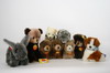 Appraisal: STUFFED ANIMALS - Lot of nine Steiff stuffed animals Snuffy