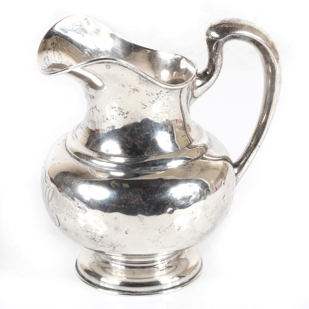 Appraisal: WATSON CO ANTIQUE AMERICAN STERLING SILVER WATER PITCHER TROY OZ