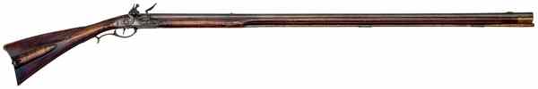 Appraisal: Contemporary Flintlock Muzzleloading Full-Stock Rifle by Allen Martin cal ''