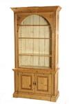 Appraisal: DISPLAY CABINET - Two part th c pine open top