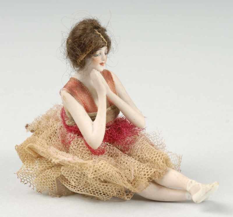 Appraisal: Lovely All Bisque Bathing Beauty Doll Description Actually this one