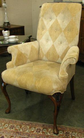 Appraisal: Henredon per consignor arm chair smaller size Queen Anne styling