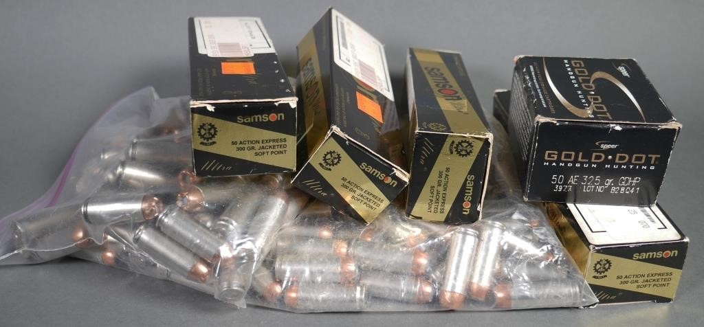 Appraisal: Lot of rounds of AE ammunition rounds Speer grain HP