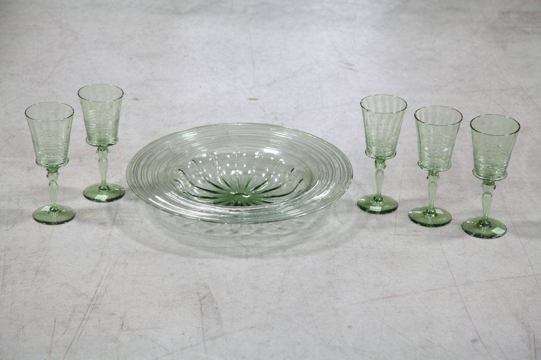 Appraisal: THIRTEEN PIECES OF STEUBEN GLASS New York early th century