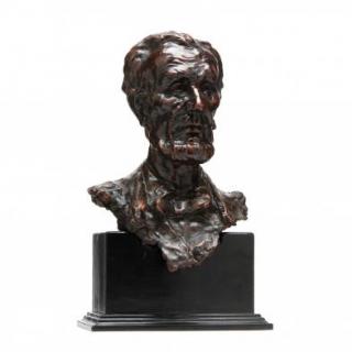 Appraisal: Bust of Abraham Lincoln Possibly by Jo Davidson mid- th