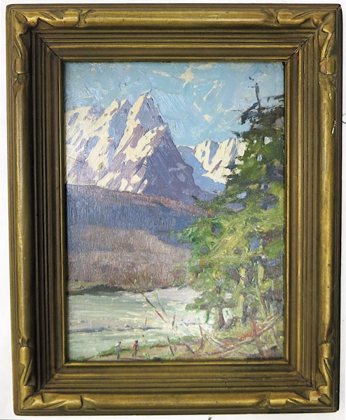 Appraisal: EDMOND JAMES FITZGERALD OIL ON BOARD Seattle Washington New York