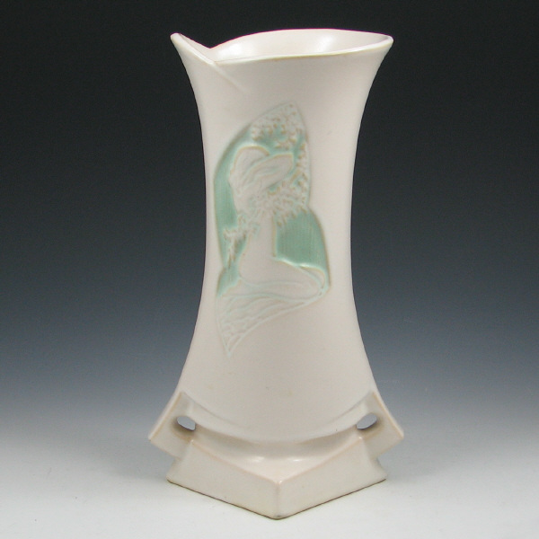 Appraisal: Roseville Silhouette - Nude Vase Roseville Silhouette nude vase in