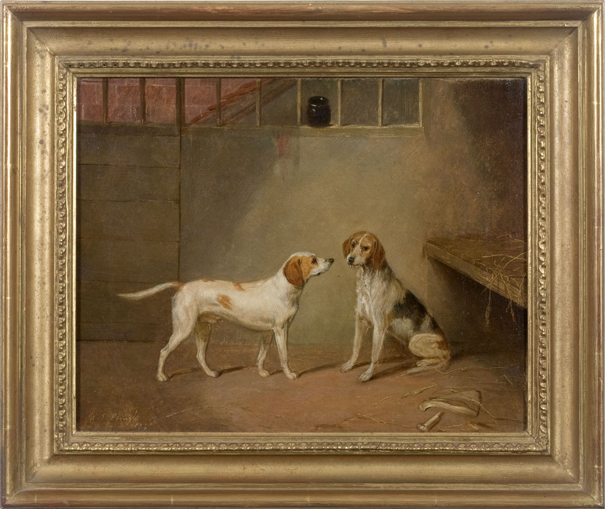 Appraisal: WILLIAM J PRINGLE BRITISH ACT - STUDY OF TWO HOUNDS