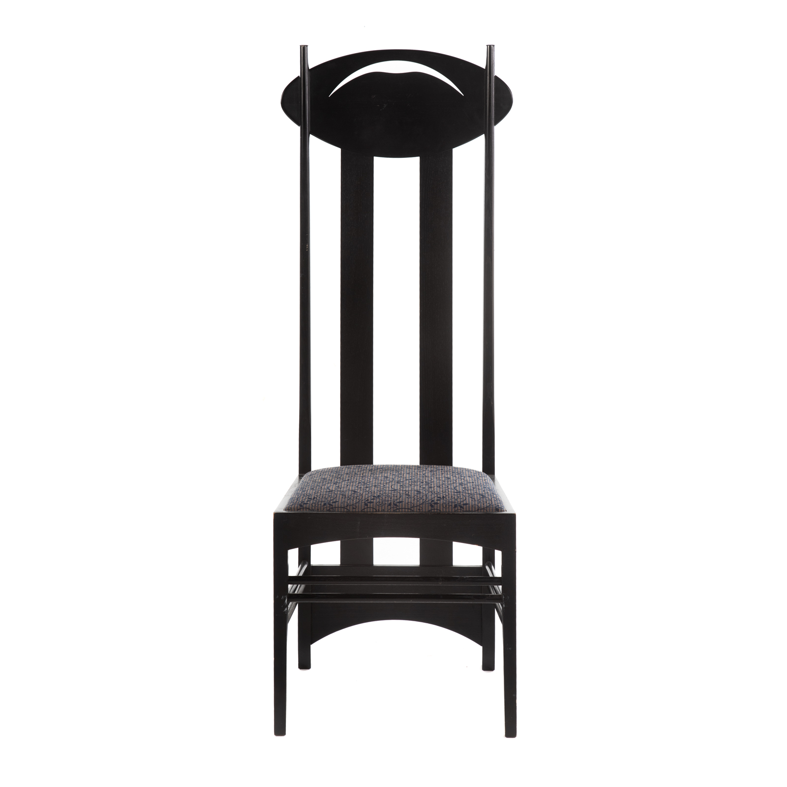 Appraisal: CHARLES RENNIE MACKINTOSH ARGYLE CHAIR For Cassina in H in