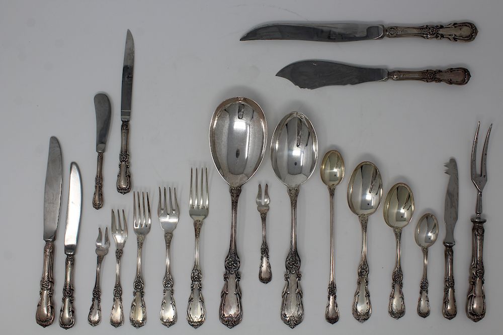 Appraisal: pc Sterling Imperial Pattern Camusso Flatware pc Sterling Imperial Pattern