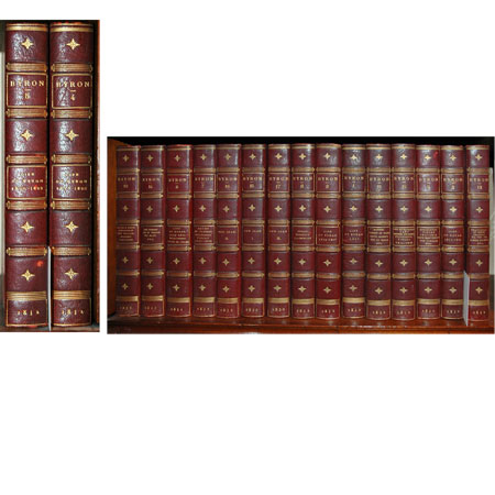 Appraisal: BINDINGS BYRON GEORGE GORDON Works Estimate -