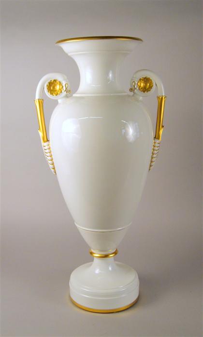 Appraisal: Three blanc de chine porcelain vases th Century Comprising a