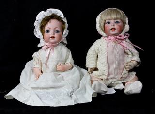 Appraisal: lot of German Simon Halbig dolls consisting of a bisque