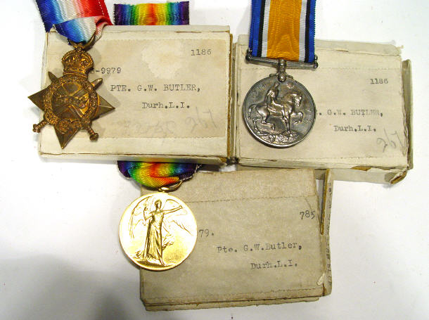 Appraisal: World War I Military medal group comprising - Star War