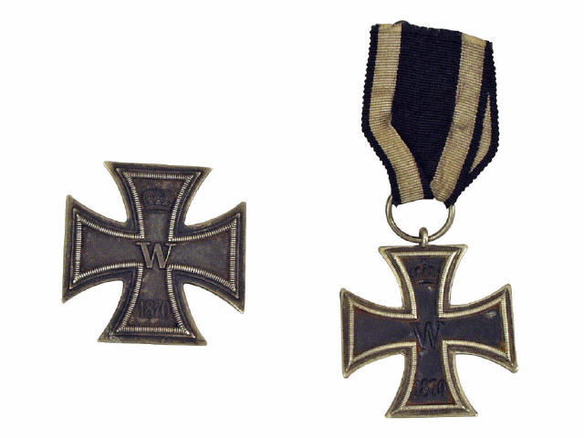 Appraisal: Rare Franco Prussian War Iron Cross badge with original pin