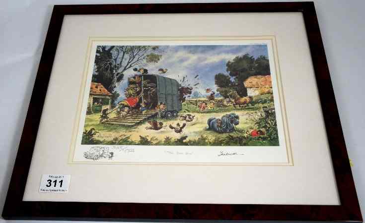 Appraisal: A Thelwell signed limited edition print The Horse Box in