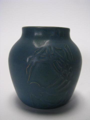 Appraisal: Overbeck IN Late th-Early th Century Pottery vase high marked