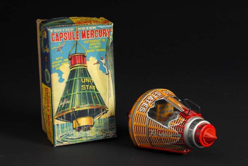 Appraisal: Capsule Mercury Friendship Toy Description Japanese Made by SH Working