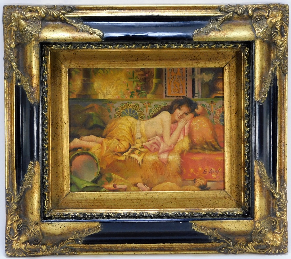 Appraisal: B ANAF RUDOLF ERNST STYLE ORIENTALIST PAINTING France th CenturyImpressionist