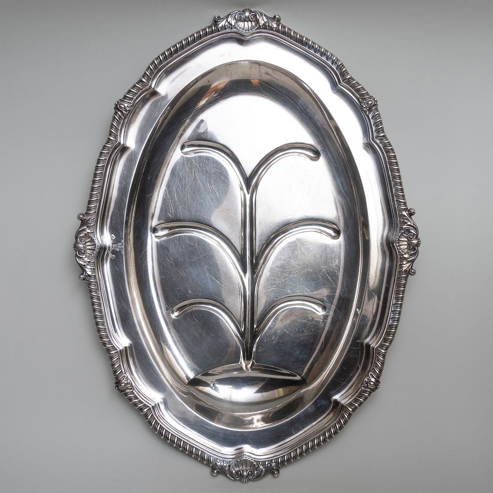 Appraisal: George III Paul Storr Silver Well and Tree Platter Maker's