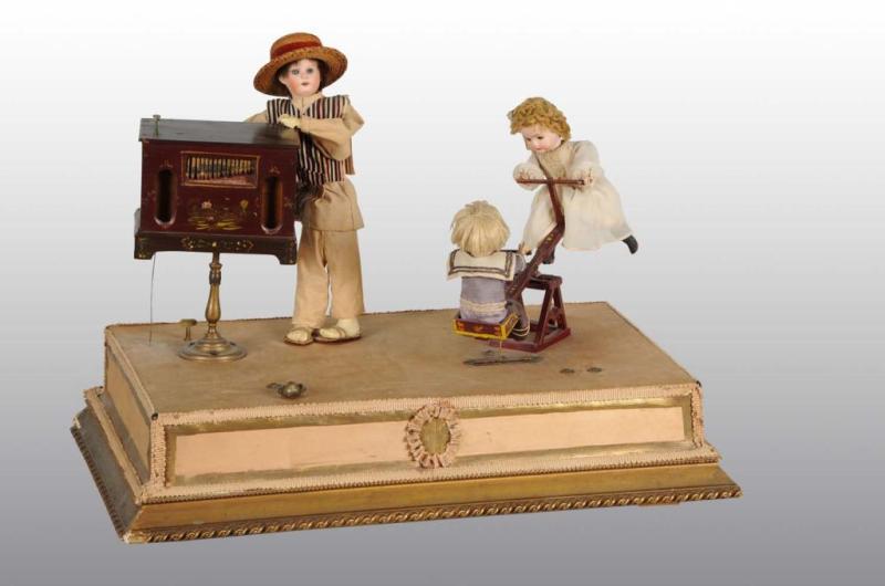 Appraisal: Automaton with Figures Description Possibly French All original Figures includes