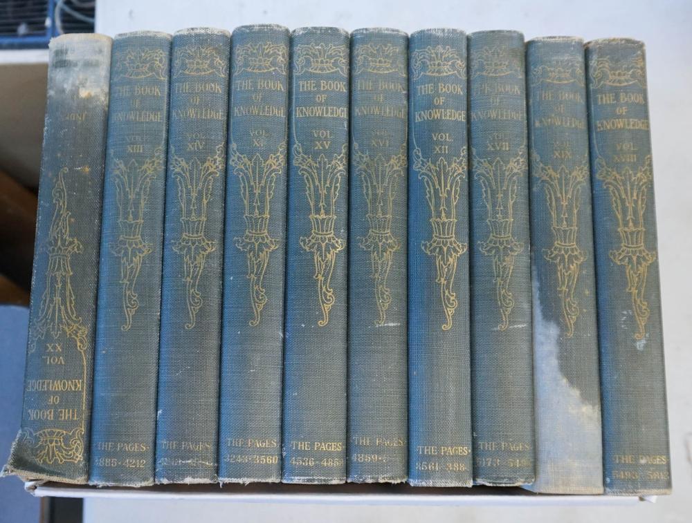 Appraisal: THE BOOK OF KNOWLEDGE THE CHILDREN'S ENCYCLOPEDIA VOLUME SETThe Book