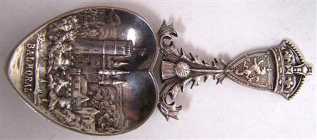 Appraisal: Ballater - a Scottish provincial silver caddy spoon William Robb