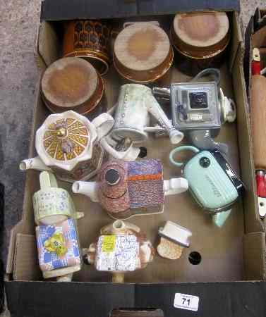 Appraisal: Hornsea Storage Jars and Jug Teapottery Collectable Tea Pots and