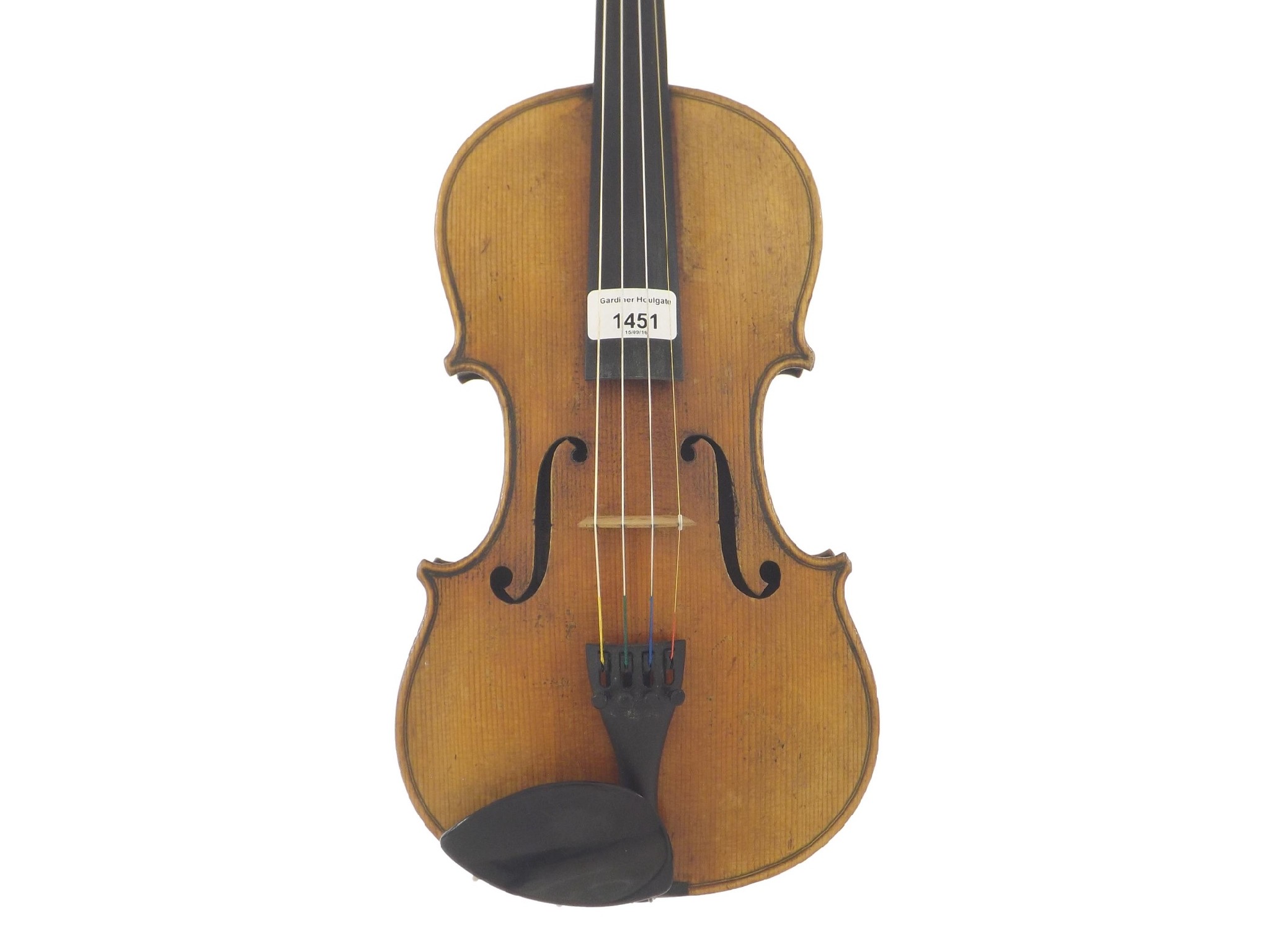 Appraisal: Wolff Bros violin labelled Antonio Stradivarius Cremonensis Original-Copie von Gebruder