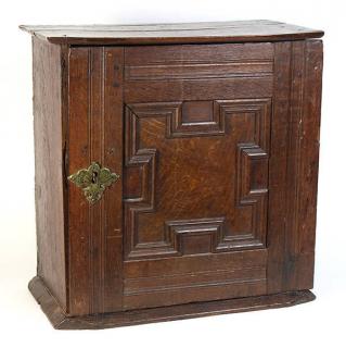 Appraisal: Apothecary chest Apothecary chest th century executed in oak possibly