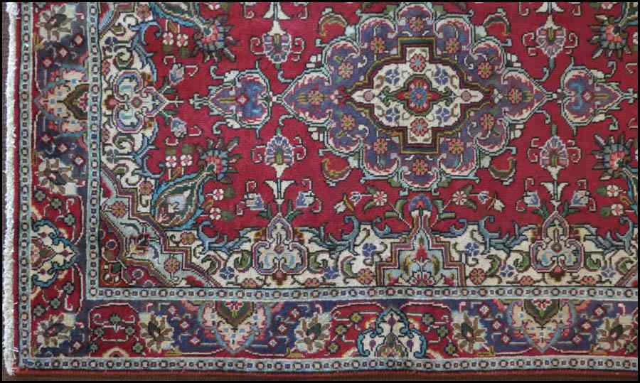 Appraisal: TABRIZ RUG Width ' '' Length ' '' Condition No