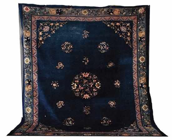 Appraisal: Semi-antique Chinese carpet circa ' '' x ' '' Provenance