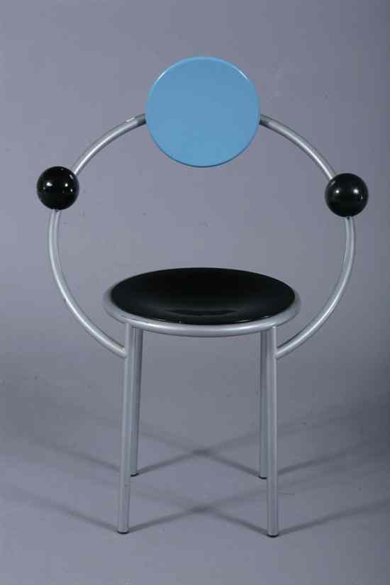 Appraisal: ITALIAN MEMPHIS ''FIRST'' CHAIR Michele De Lucchi Painted tubular metal