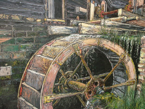 Appraisal: Robert Hill ROI UA NS NEAC - - Overshot Watermill