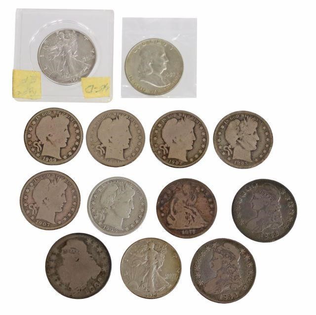 Appraisal: lot of U S Half Dollar collection CC S 'O'