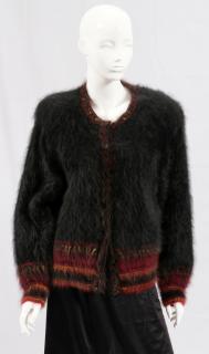 Appraisal: GLORIA SACHS ANGORA WOOL SWEATER GLORIA SACHS ANGORA WOOL SWEATER