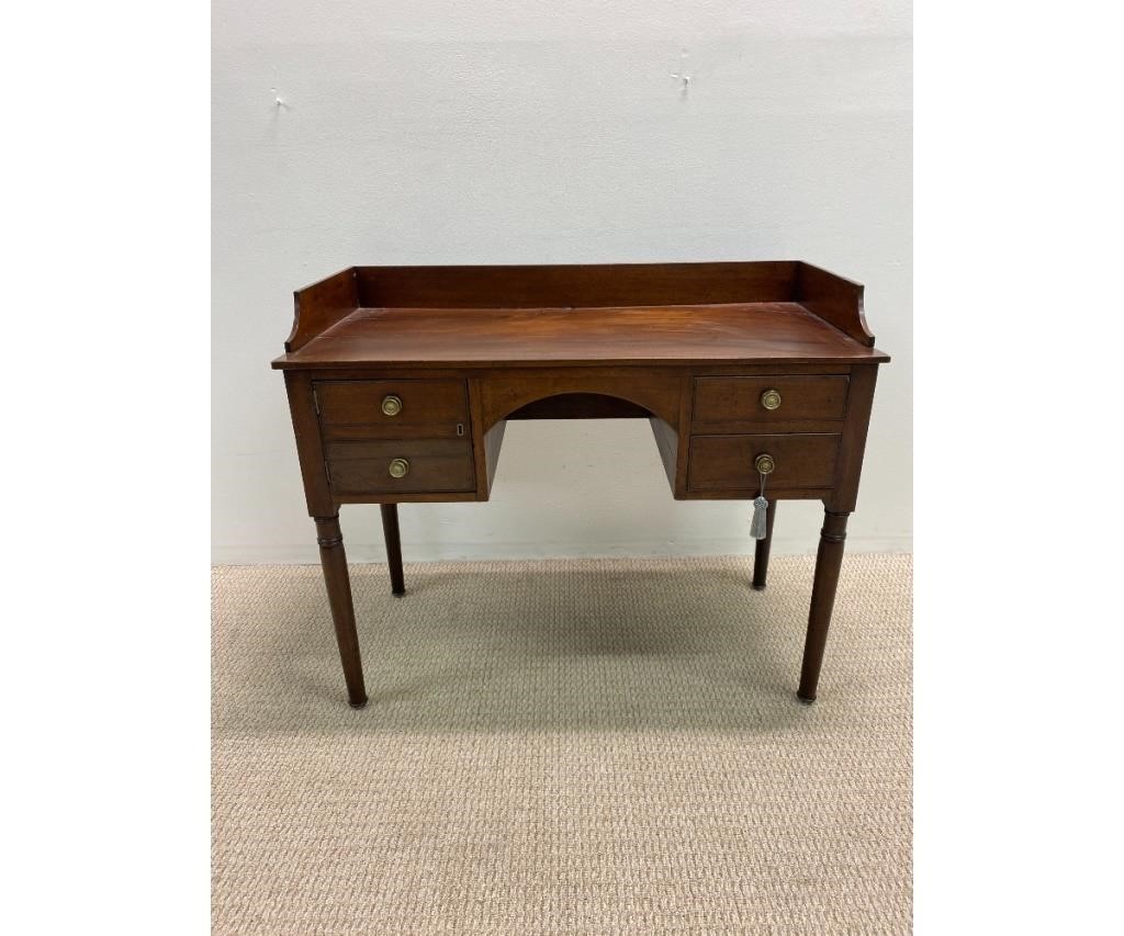 Appraisal: English Sheraton mahogany writing desk circa h x w x