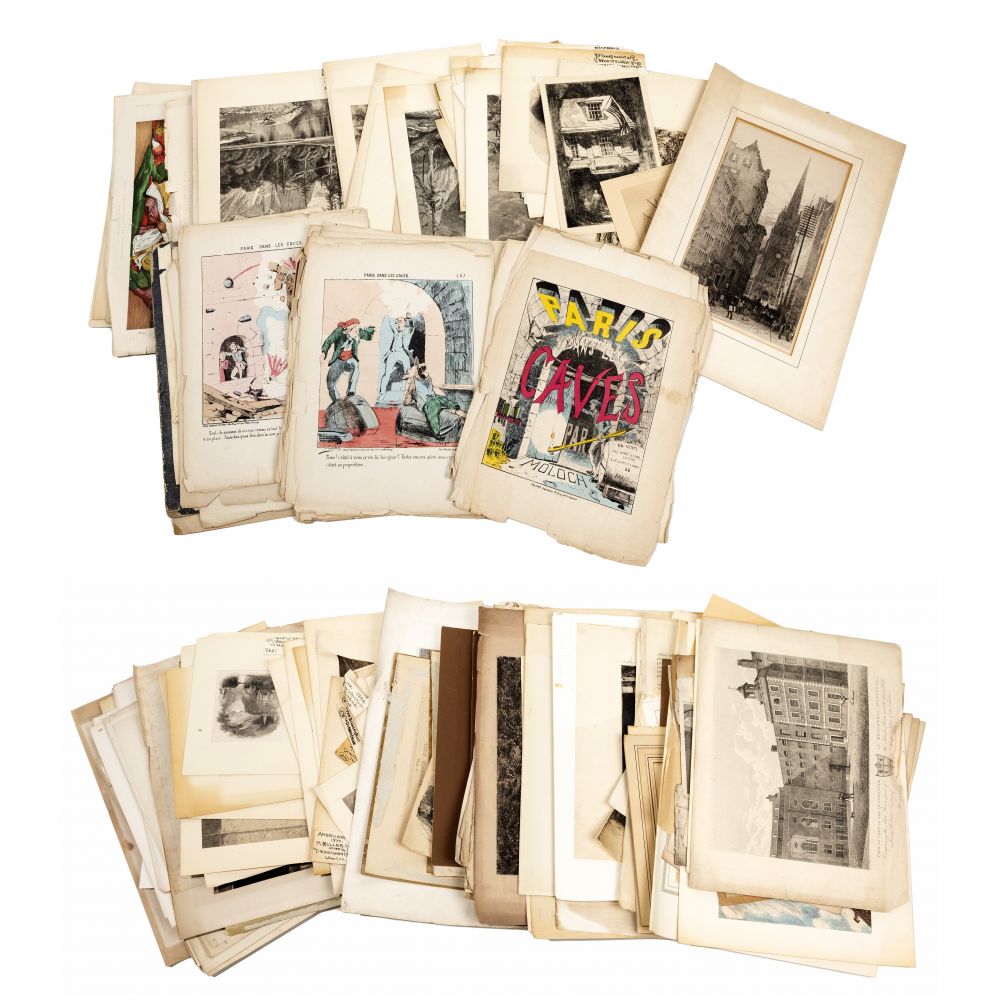 Appraisal: PRINT ASSORTMENTApproximately pounds most unsigned th to th century including