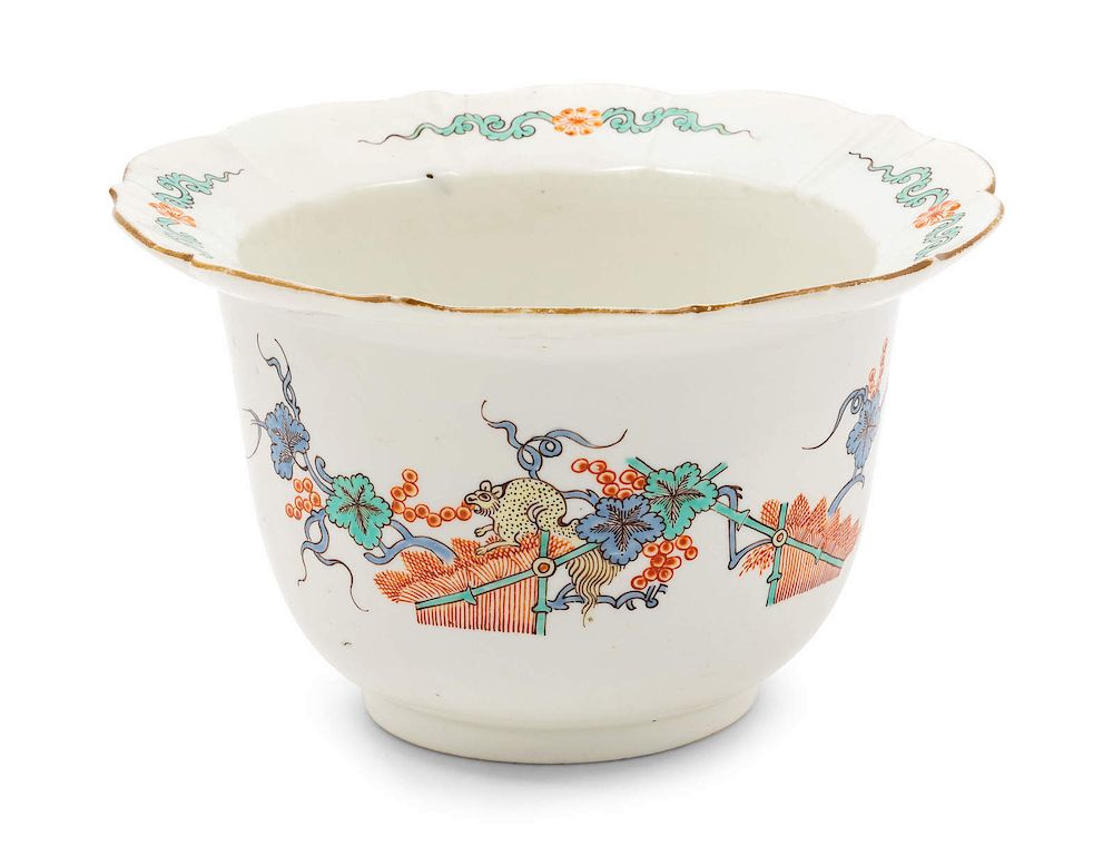 Appraisal: A Chantilly Porcelain Kakiemon Style Bowl TH A Chantilly Porcelain