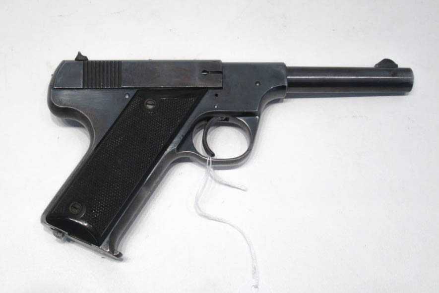 Appraisal: HIGH STANDARD MODEL B SEMI AUTOMATIC PISTOL lr caliber barrel