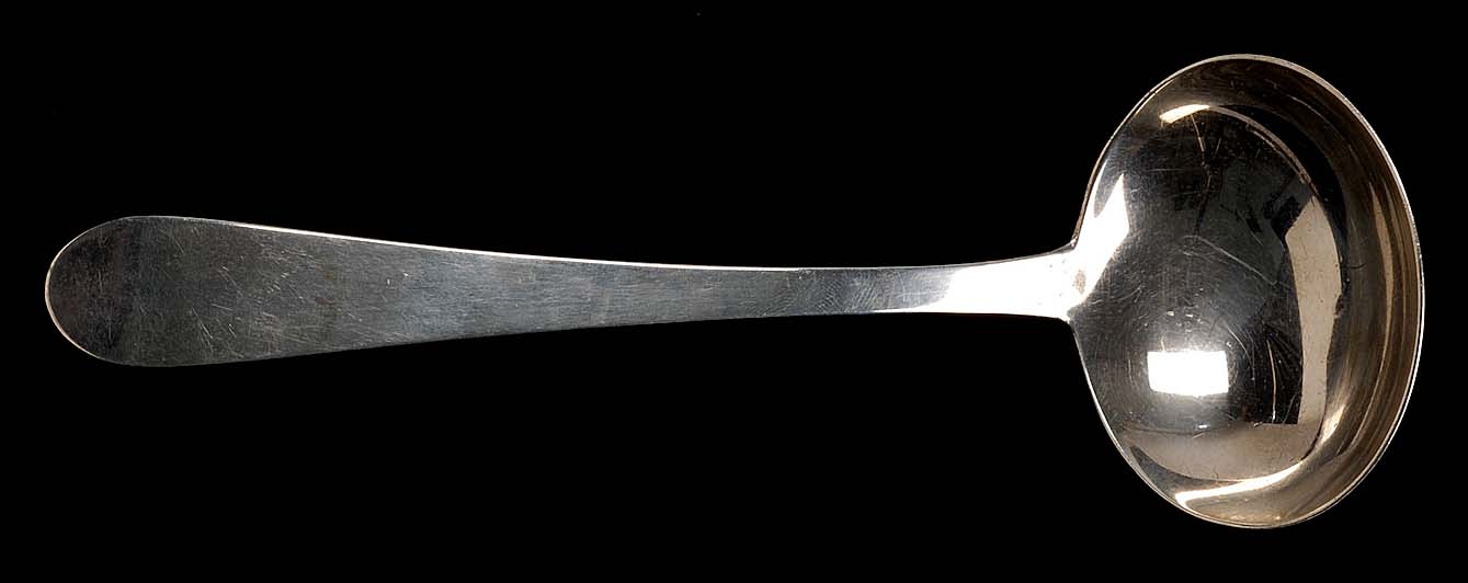 Appraisal: TIFFANY STERLING SILVER SAUCE LADLE In Salem pattern Approx troy