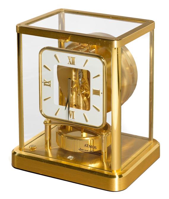 Appraisal: JAEGER-LECOULTRE ATMOS CLOCK Gilded metal Series number x x cm