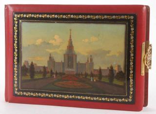 Appraisal: RUSSIAN PRESENTATION ALBUM MOSCOW A UNIQUE SCARCE SOVIET PRESENTATION DELEGATE