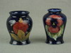 Appraisal: MINIATURE VASES - TWO ENGLISH ART POTTERY MINIATURE VASES BY