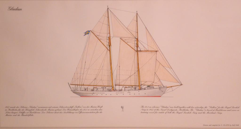 Appraisal: A set of six coloured prints - masted ships