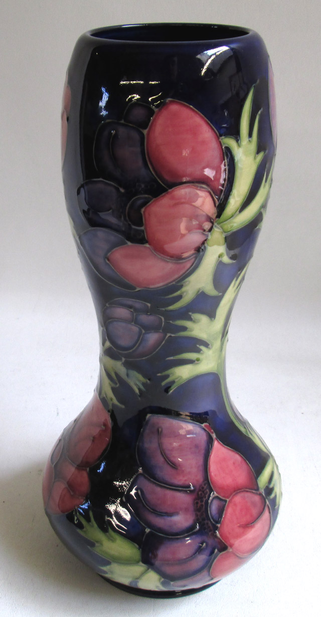 Appraisal: MOORCROFT POTTERY VASE hand painted under glaze in an allover