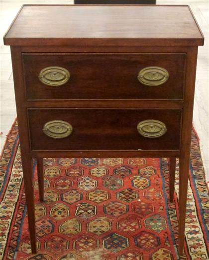 Appraisal: Federal-style mahogany work standlate th early th century