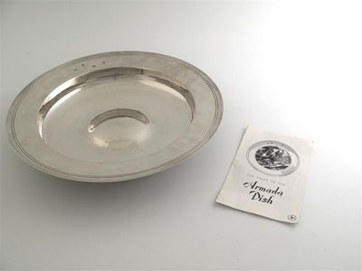 Appraisal: A large modern 'Armada' dish with 'picture' hallmarks by L